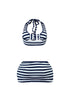 Leilani Striped Halter Top & Skort SET